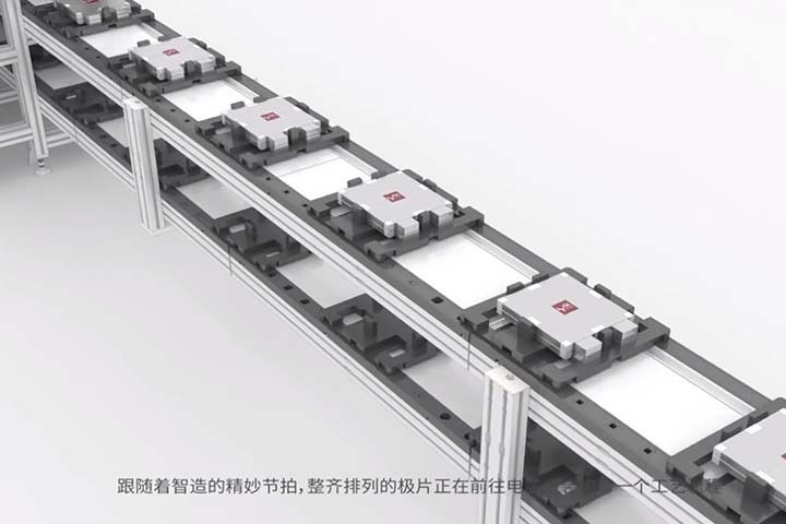 鋰電池生產(chǎn)線3D三維工藝動(dòng)畫(huà)